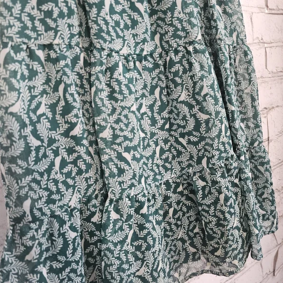 Mossimo Supply Co Green Sleeveless V-neck Sundress - Picture 6 of 11